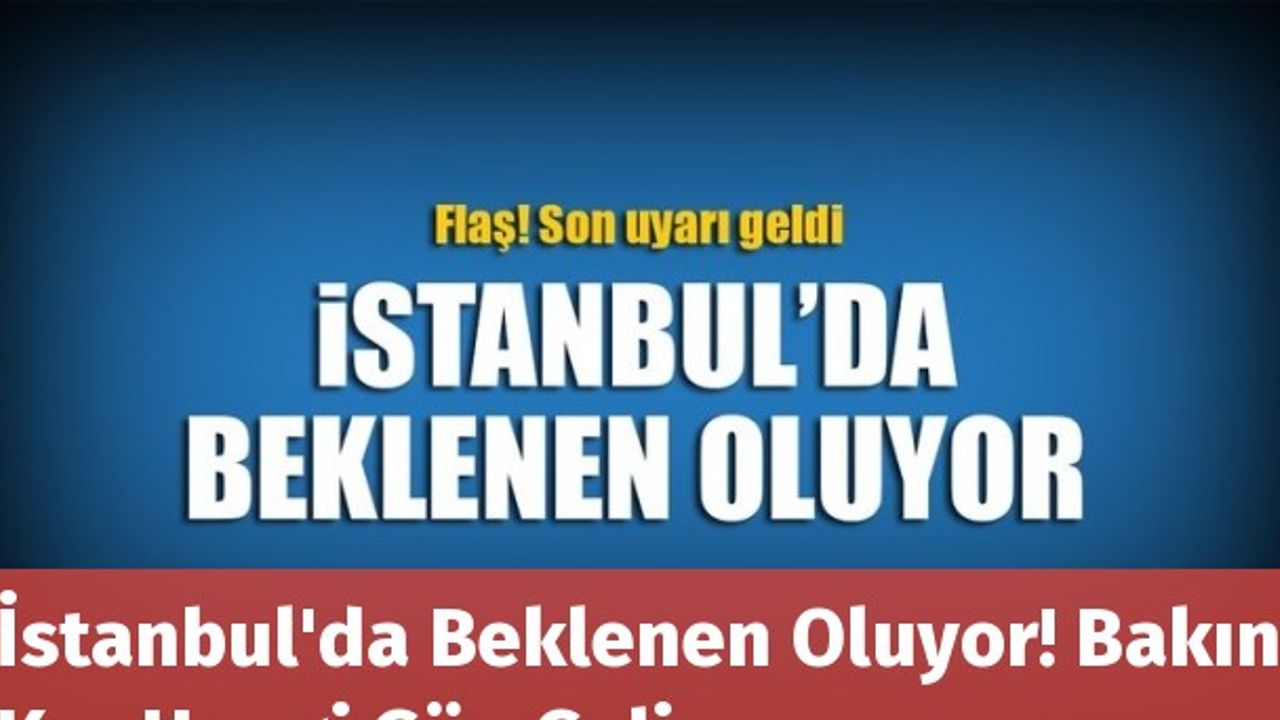 İstanbul'da Beklenen Oluyor! Bakın Kar Hangi Gün Geliyor...