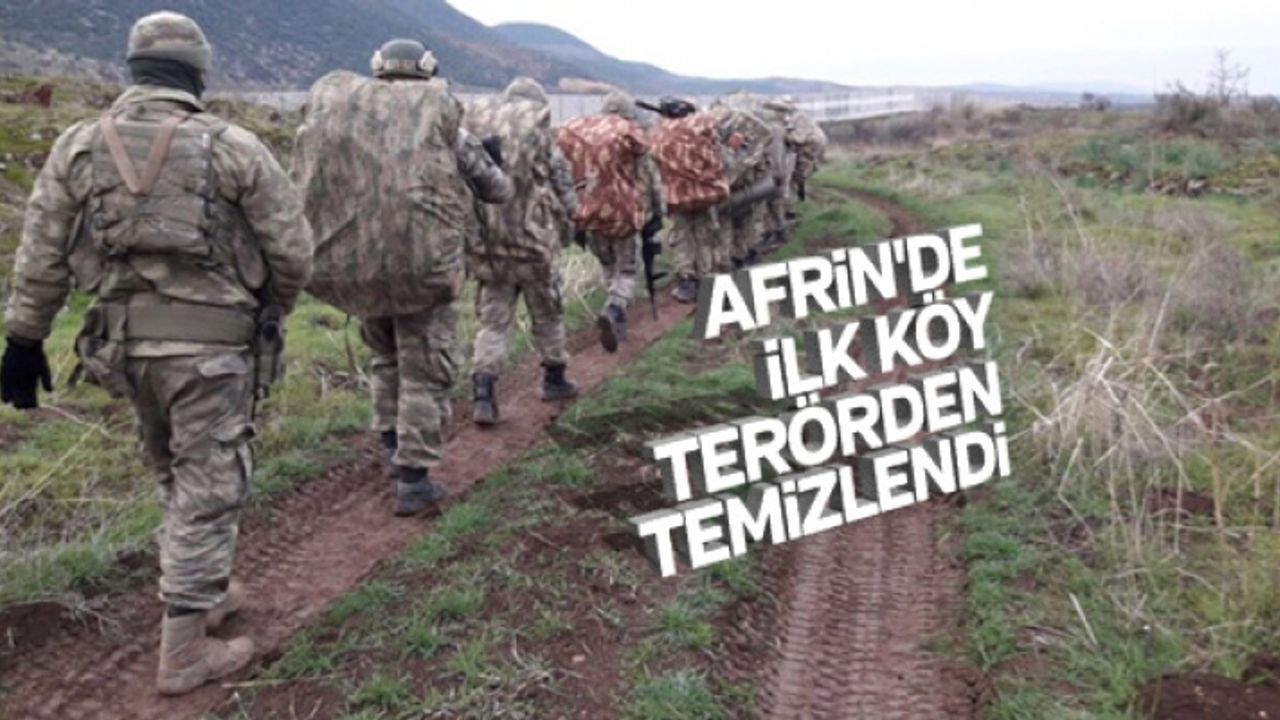 Afrin harekatında (Zeytin Dalı) son durum: 4 köy teröristlerden alındı