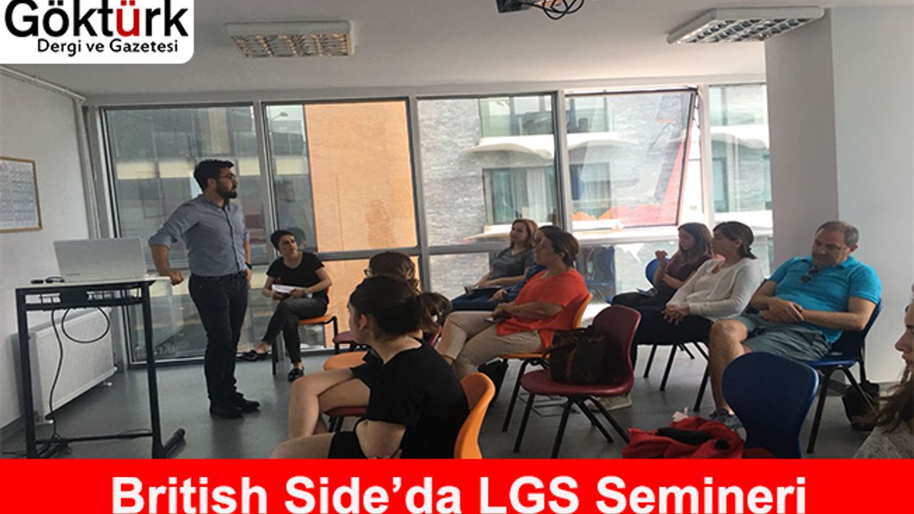British Side'da LGS Liselere Giriş Sınav Semineri