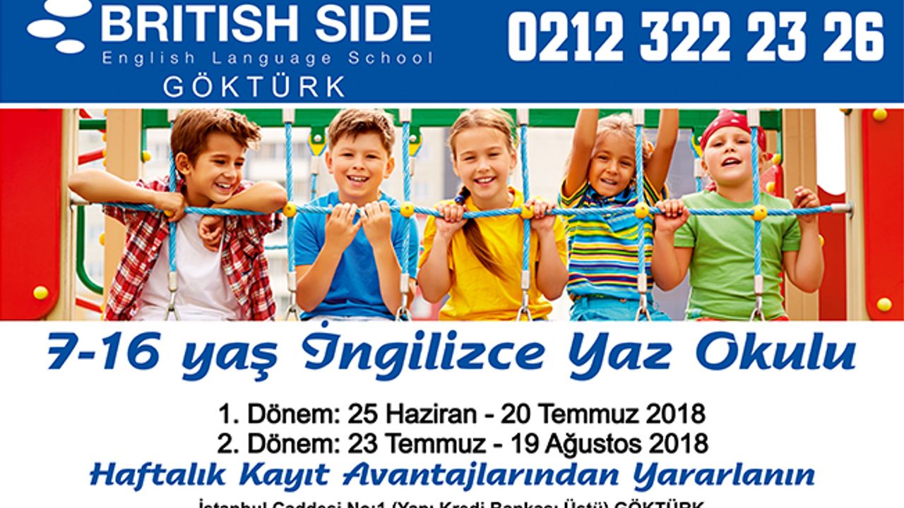 2018 Yaz Okulu: Young Learner Programı