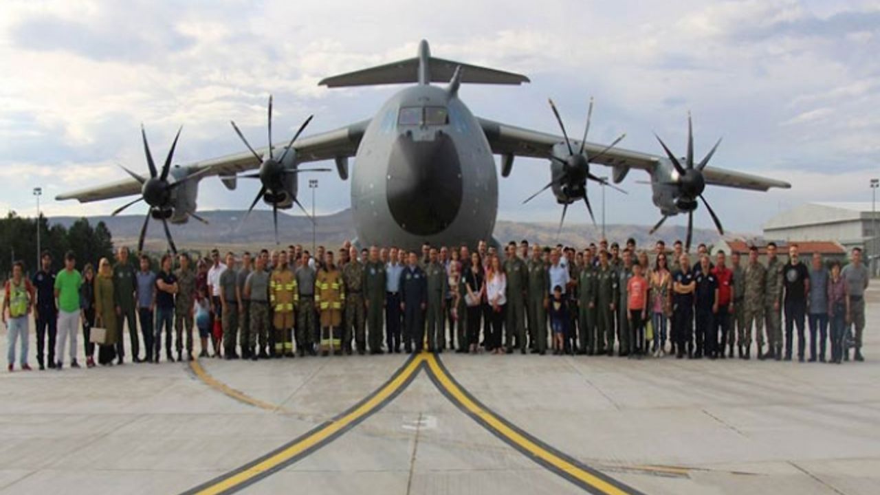 A400m Atlas uçağının 6'ncısı Kayseri'de
