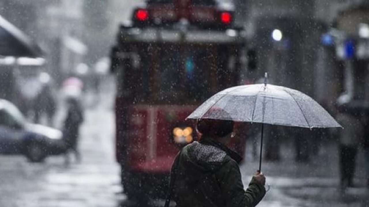 Meteoroloji'den İstanbul için sağanak yağış uyarısı!