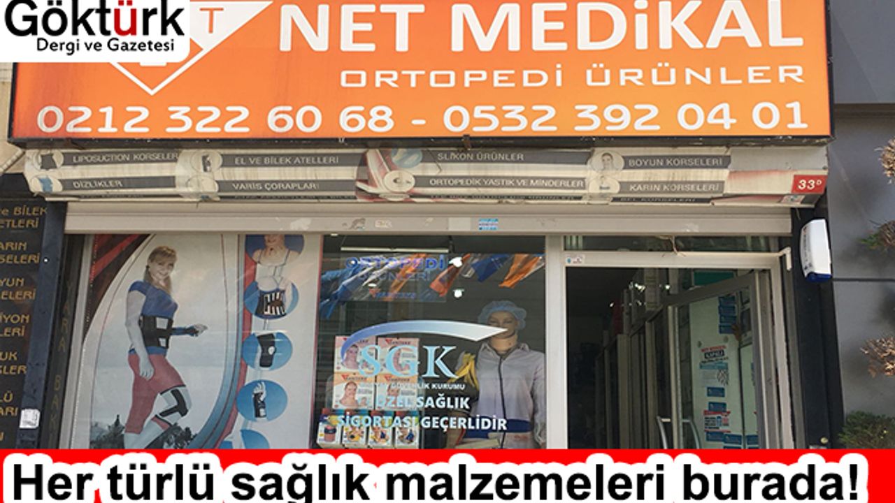 NET MEDİKAL KALİTELİ SAĞLIK ÜRÜNLERİYLE SİZLERLE!
