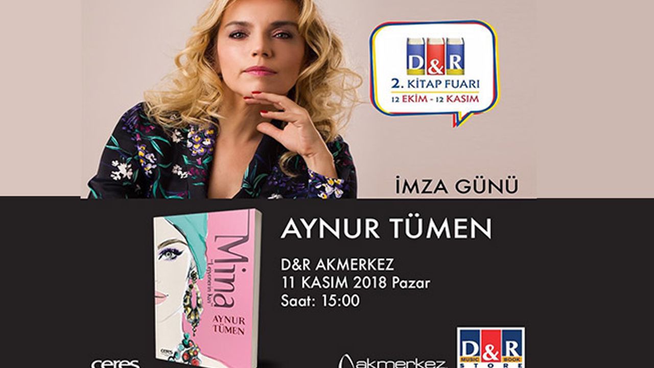 Aynur Tümen İmza Gününde D&R Akmerkez'de Sizlerle Buluşuyor!