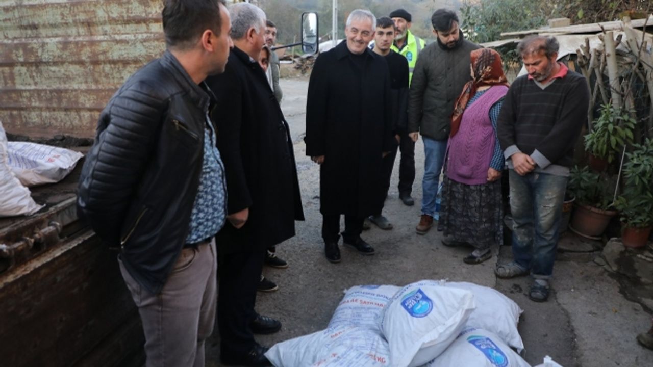 2 bin 750 aileye bin 250 ton kömür