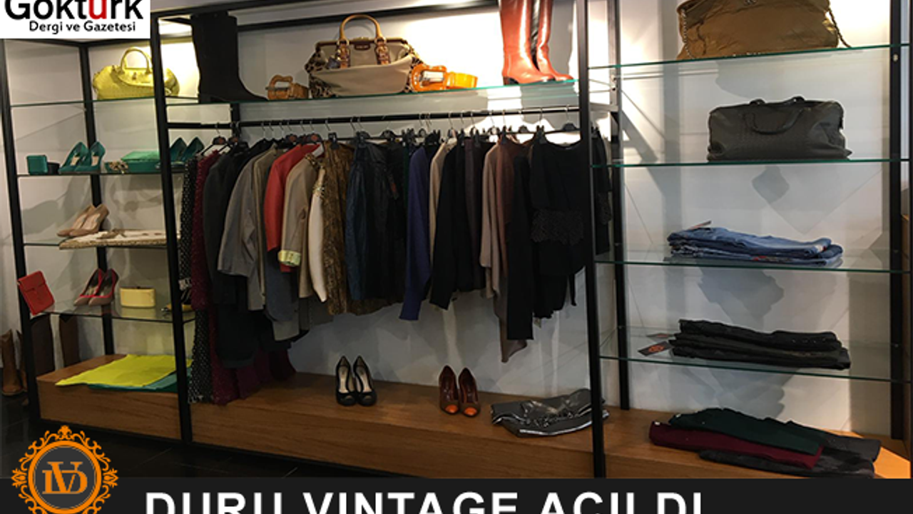 Göktürk'ün İlk Vıntage Mağazası Duru Vintage Açıldı!