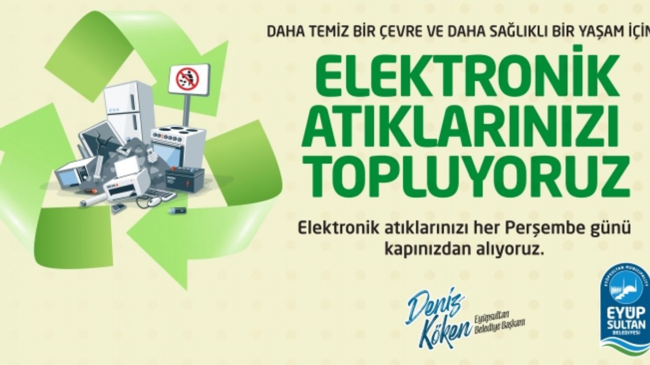 DAHA TEMİZ BİR ÇEVRE İÇİN ELEKTRONİK ATIKLAR TOPLANIYOR