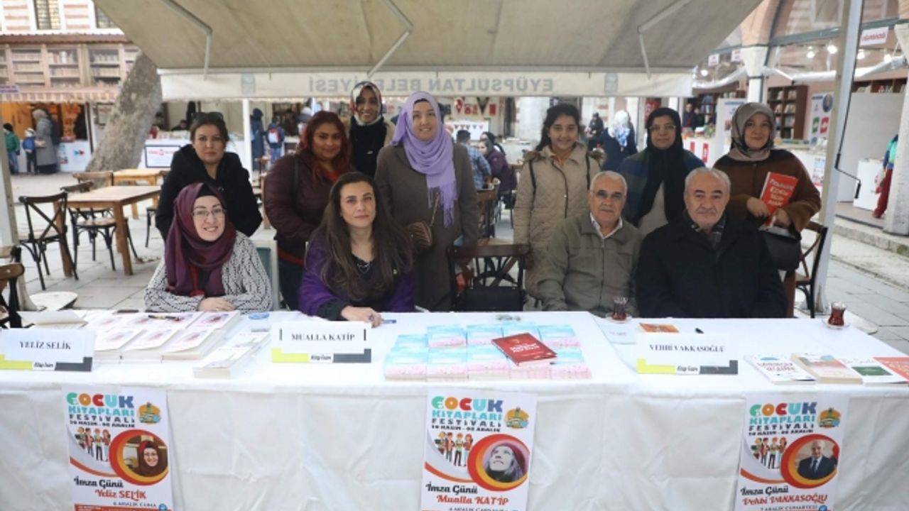 Eyüpsultan Belediyesi'nin Çocuk Kitapları Festivali İlgi Odağı Oldu