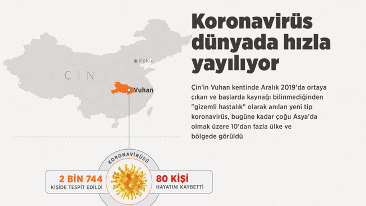 Koronavirüs Dünyada Hızla Yayılıyor
