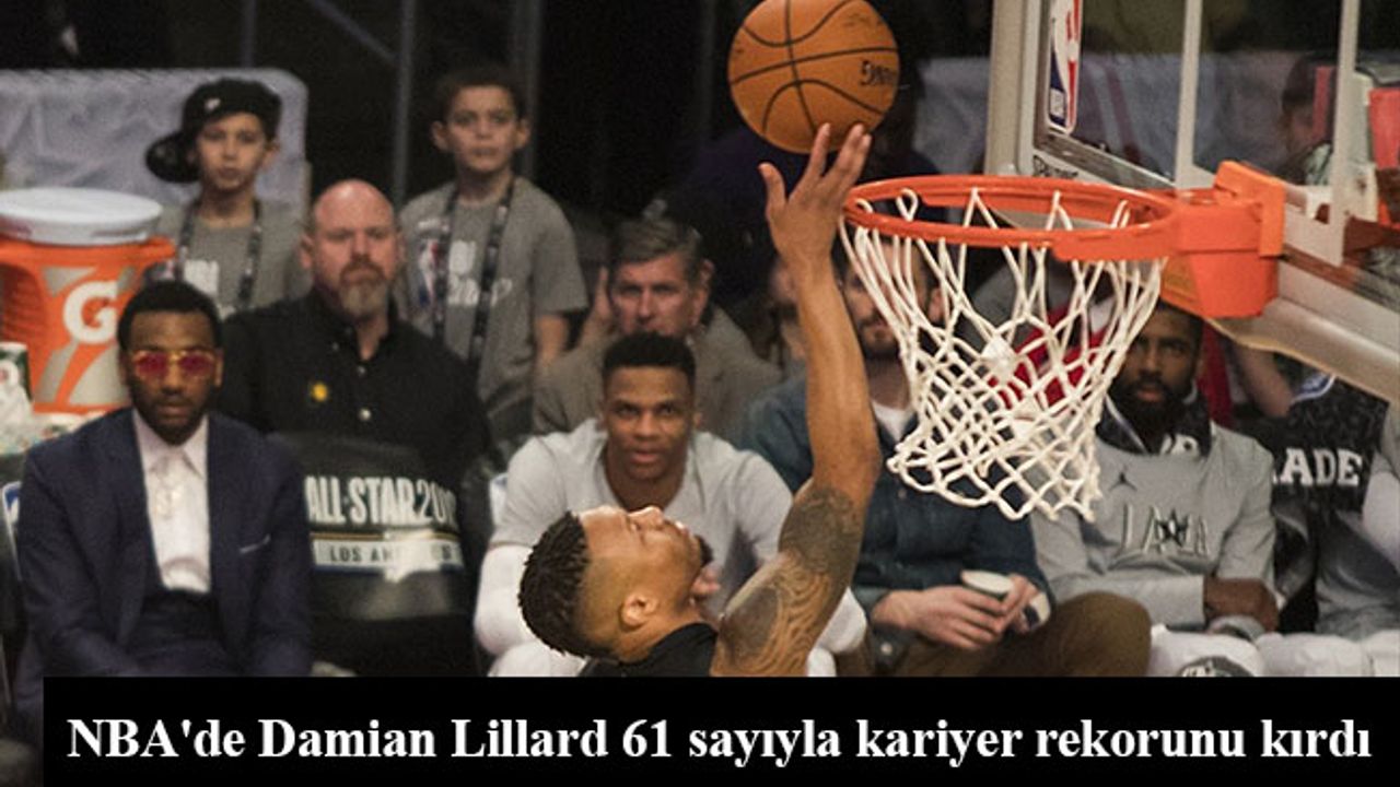 NBA'de Damian Lillard 61 sayıyla kariyer rekorunu kırdı