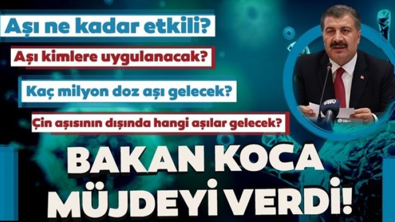 2021'in ilk Bilim Kurulu toplantısı sona erdi! Bakan Koca'dan açıklaması
