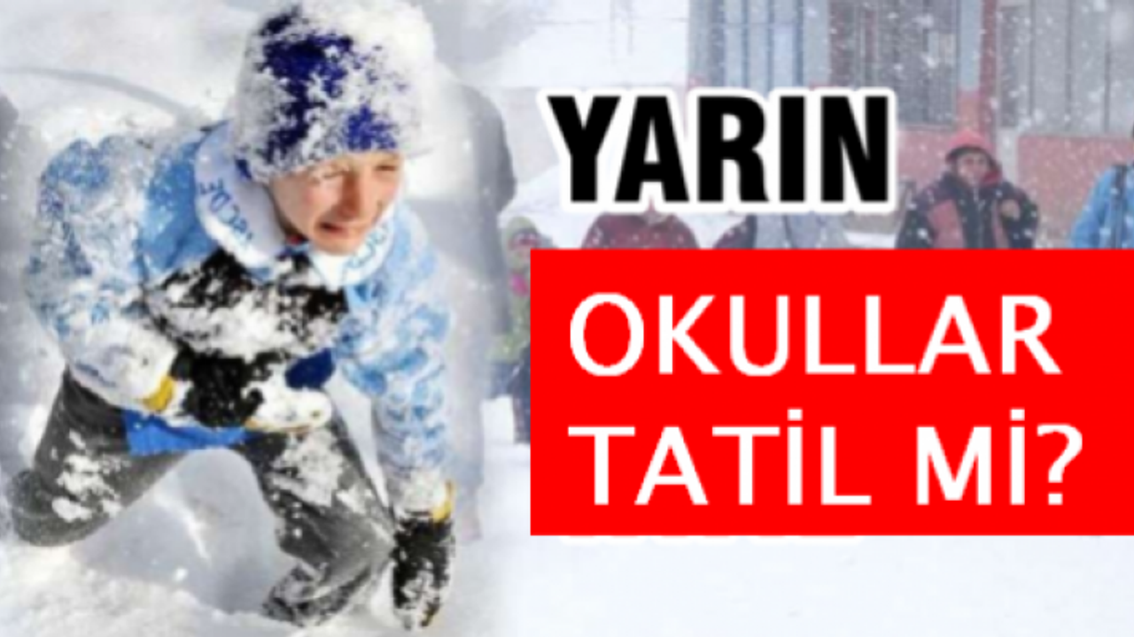 Yarın okullar tatil olacak mı? İstanbul Valisi açıkladı