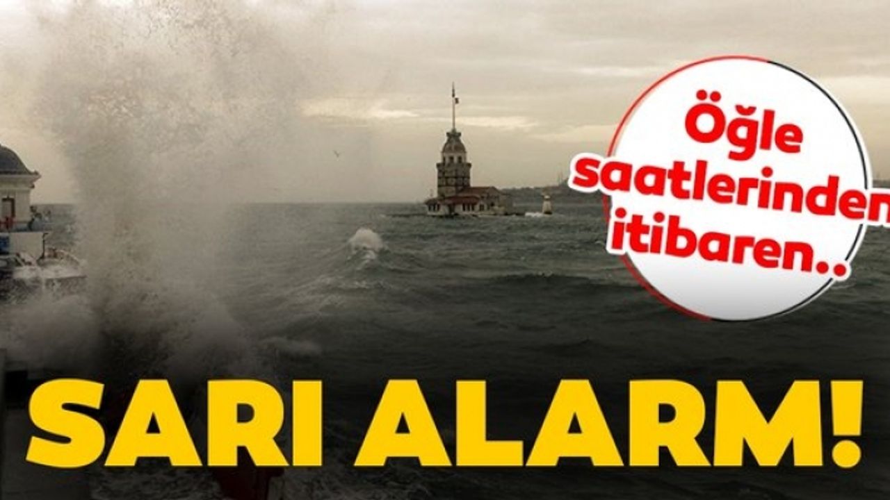 Meteoroloji'den çok sayıda ile sarı ve turuncu kodlu uyarı! Yurt genelinde yağış var