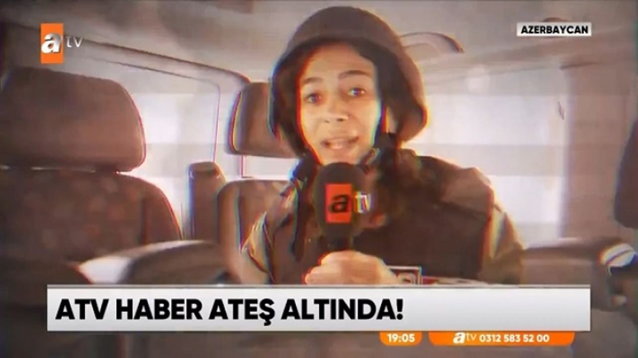Özlem Aktay ve ekip arkadaşları Azerbaycan'daki olayları anbean aktardı!