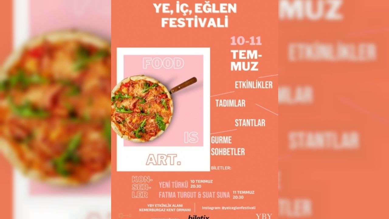 İstanbul’; “Ye, İç, Eğlen! Festivali” ile yeniden normal hayata dönüyor