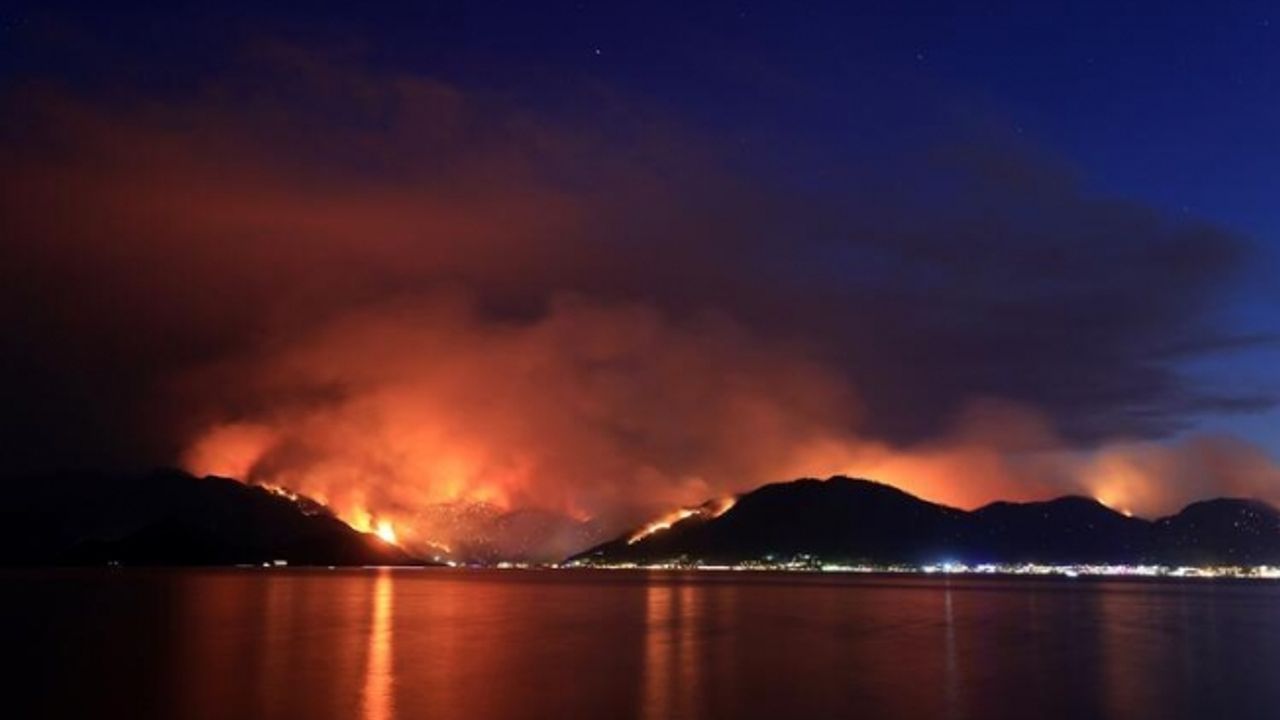 Marmaris'teki orman yangını! Bir kişi hayatını kaybetti, bölgeden dehşet verici kareler geliyor...