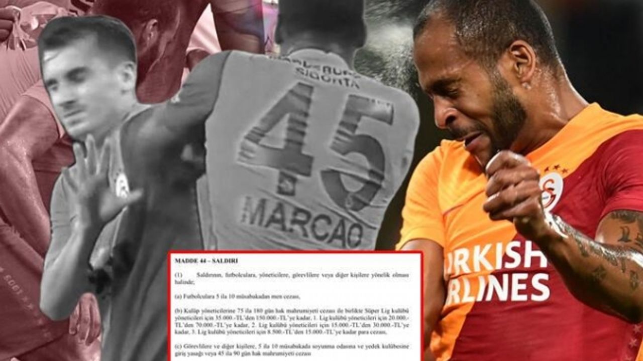 Marcao Kerem kavgası sonrası yankılar sürüyor! Kerem'e saldıran Marcao kaç maç ceza alacak?