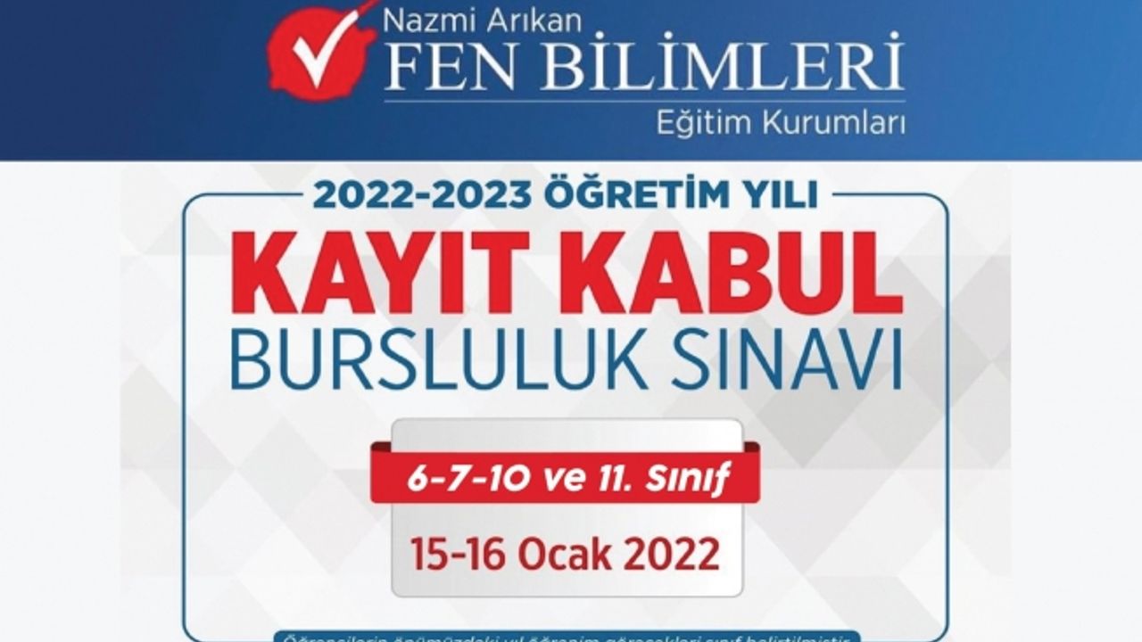 Göktürk Fen Bilimleri Kayıt Kabul Bursluluk Sınavı!