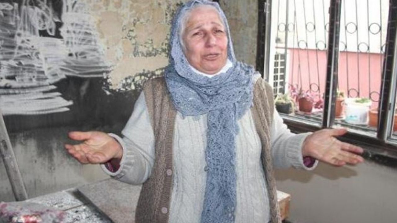 4 çocuk büyüttüğü tek odalı evi yandı, gözyaşı döktü