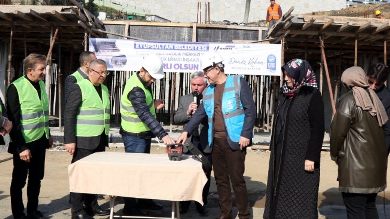 5. Levent Aile Sağlığı Merkezi ve Muhtarlık Binası temeli atıldı.