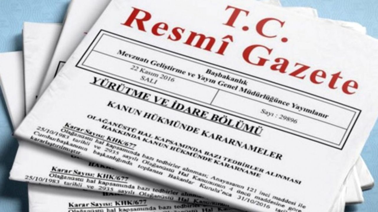 5 bakan yardımcısı ve 8 rektör atandı