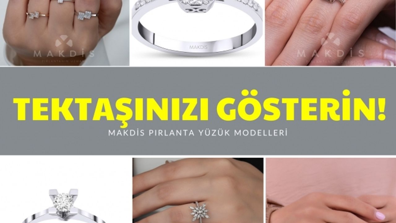 Zarif Kadınların Tercihi Makdis Pırlanta Modelleri