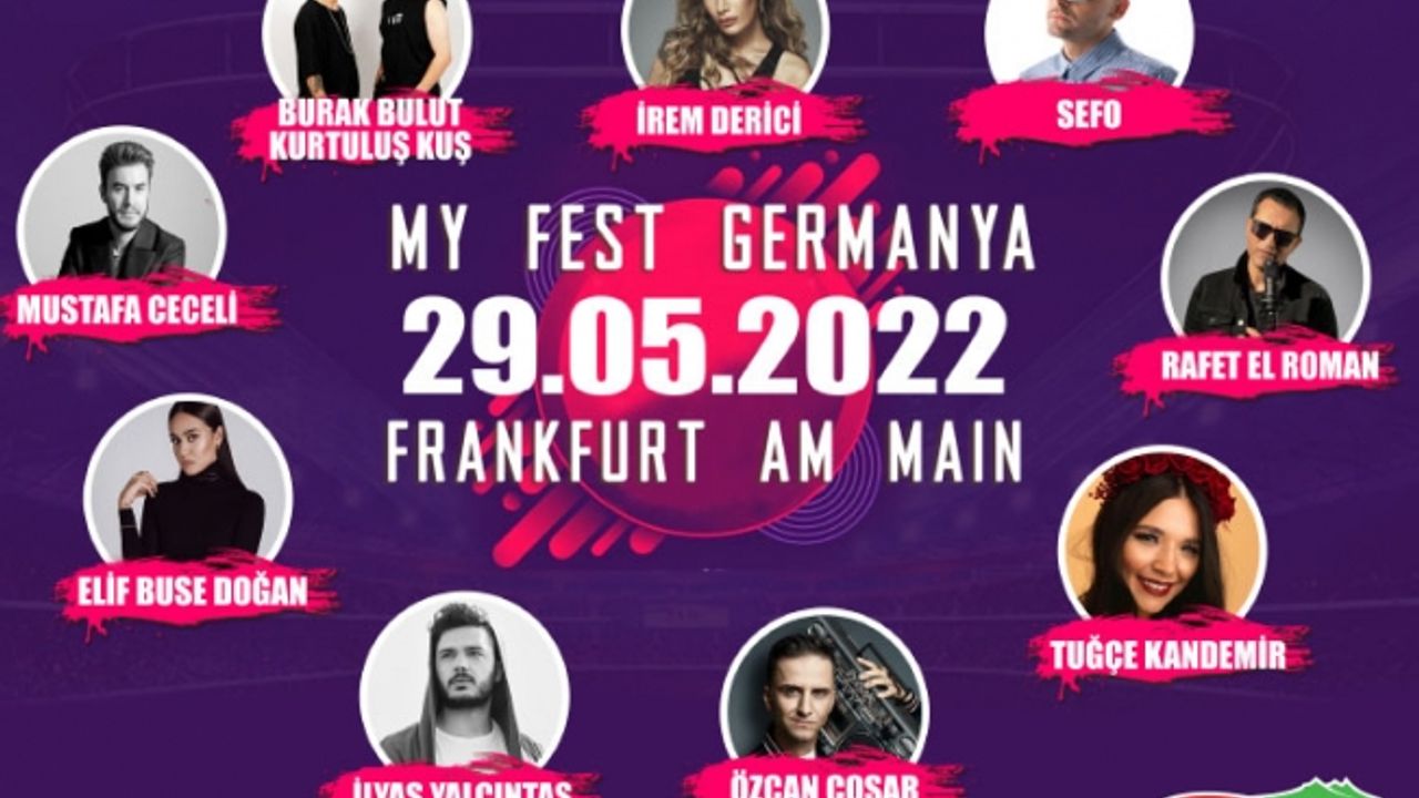 Almanya'ya Ünlü Çıkarması "My Fest Germanya"