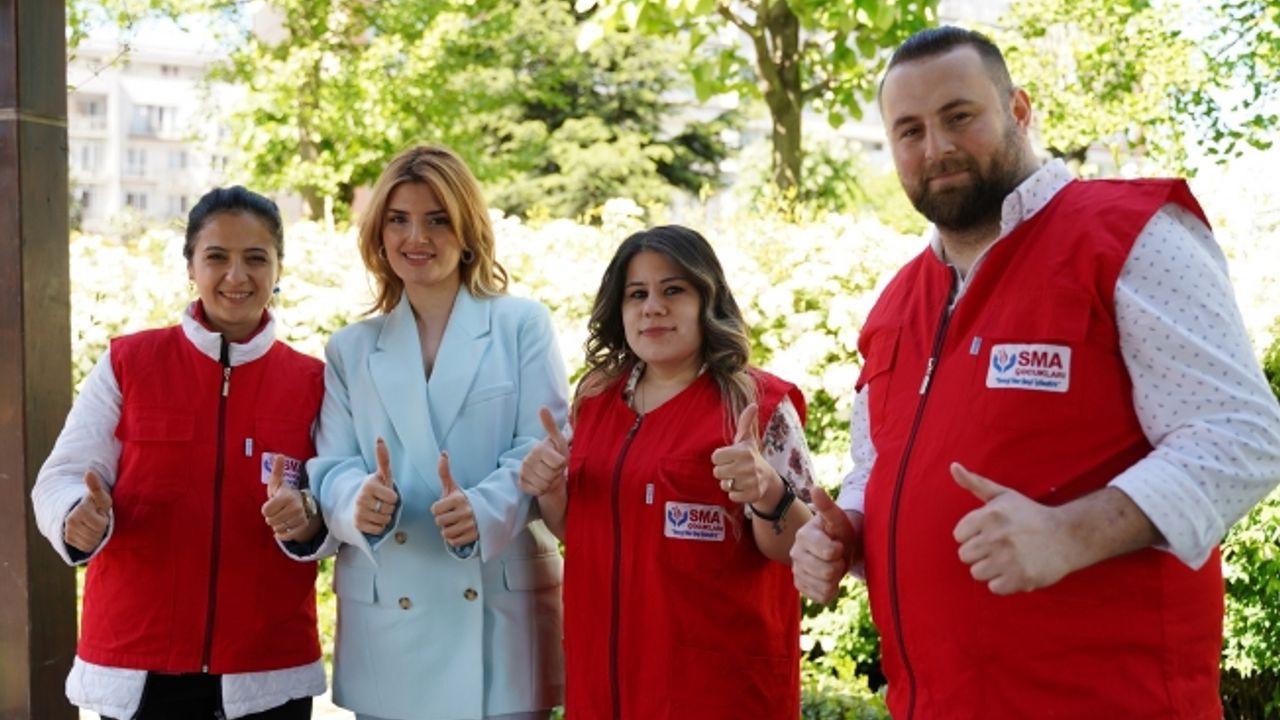 BEGÜM POLAT SMA ÇOCUKLARI DERNEĞİNİN YÜZÜ OLDU