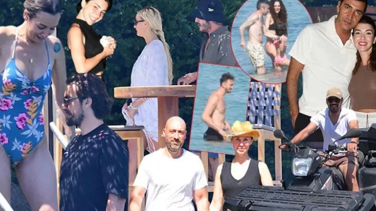 Bodrum ve Çeşme'ye giden ünlü isimlerin tatil keyfi!