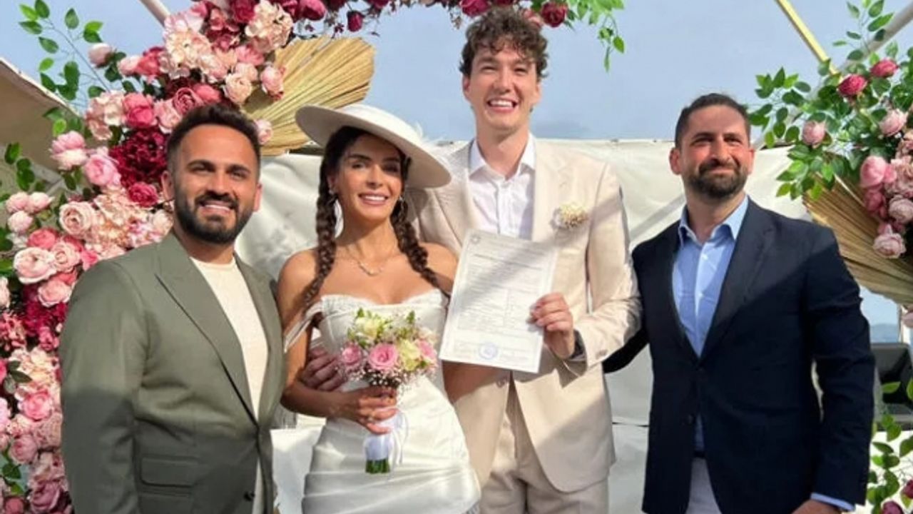 Ebru Şahin ve Cedi Osman dünyaevine girdi