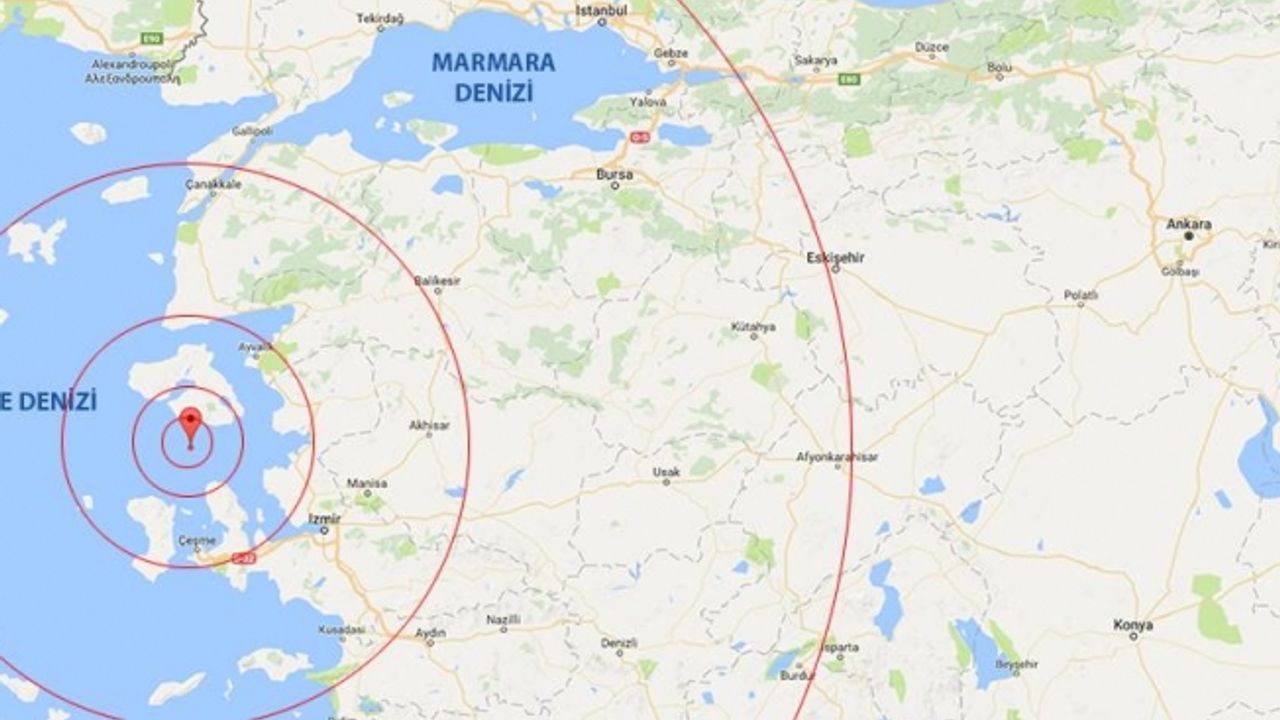 Ege Denizi’nde 4.7 ve 5.1 büyüklüğünde deprem!
