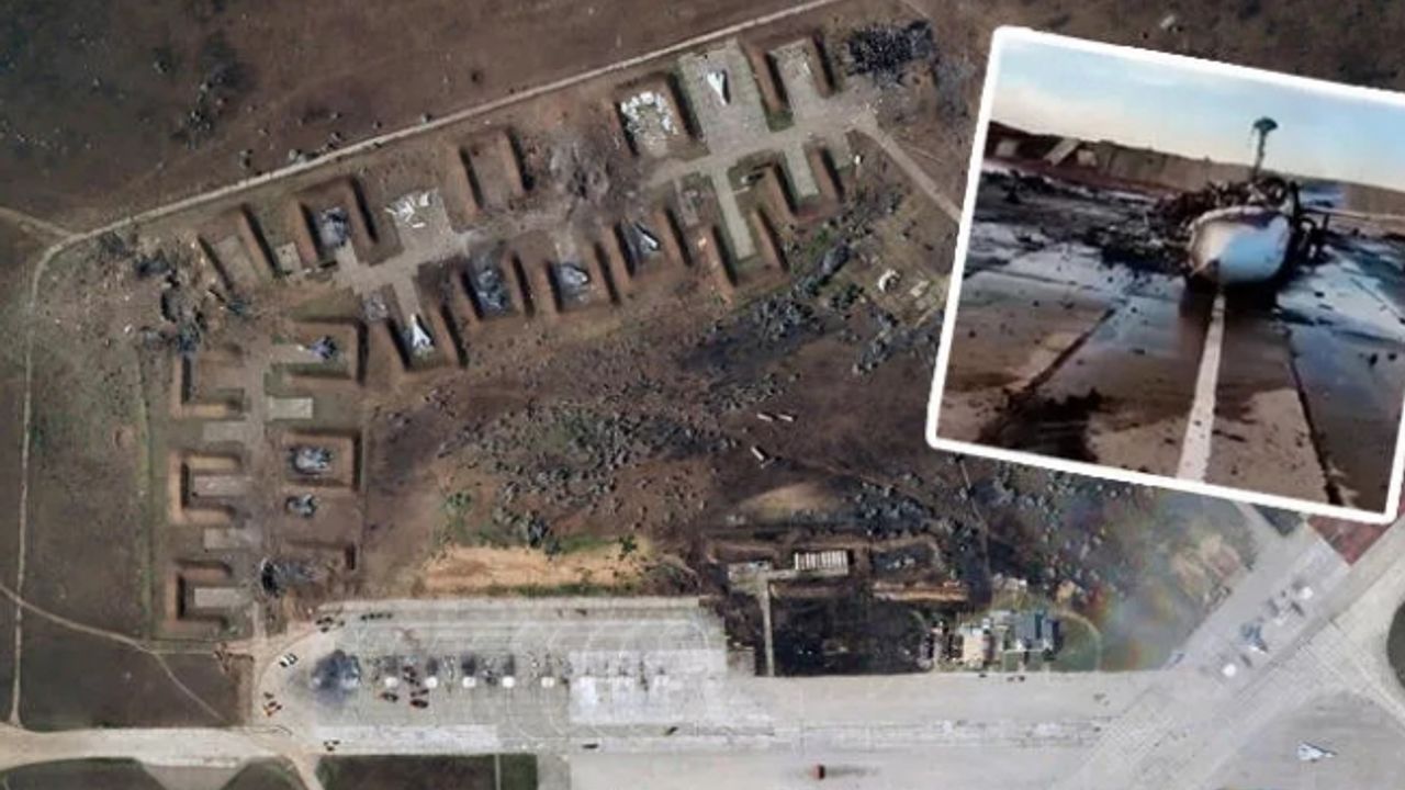 Son dakika... Rus savaş uçakları paramparça! Görüntüler dünyayı sarstı