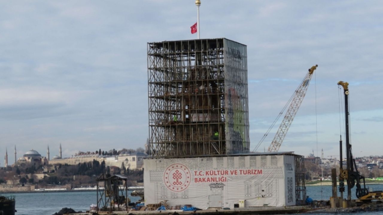 Kız Kulesi restorasyonunda son durum!