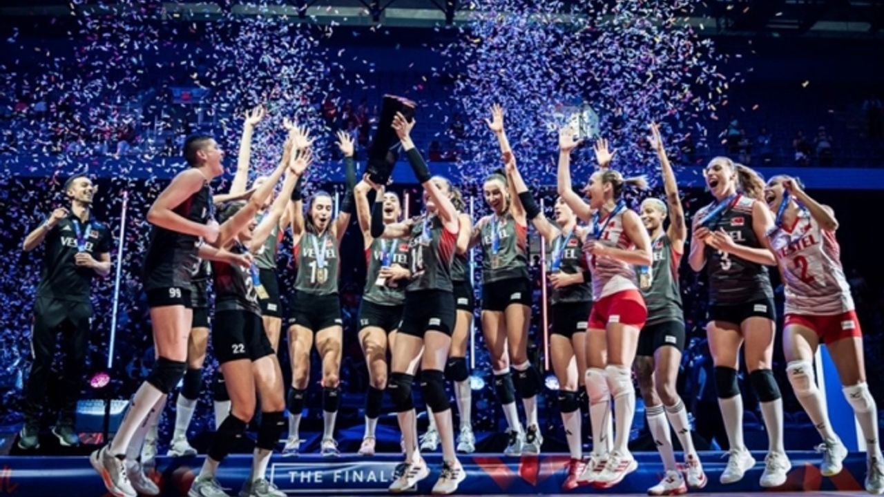A Milli Kadın Voleybol Takımı, Milletler Ligi'nde şampiyon oldu