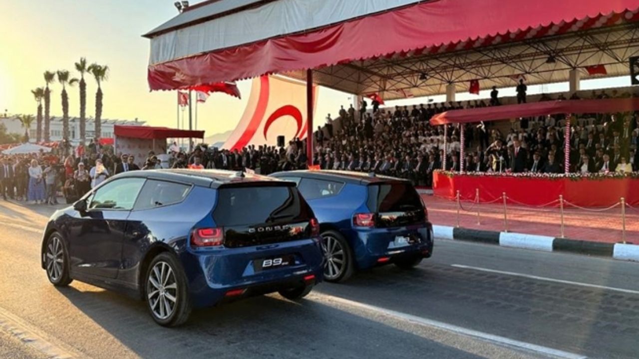 Milli ve yerli otomobil GÜNSEL Cumhurbaşkanı Recep Tayyip Erdoğan'nın katılımıyla KKTC’de tanıtıldı