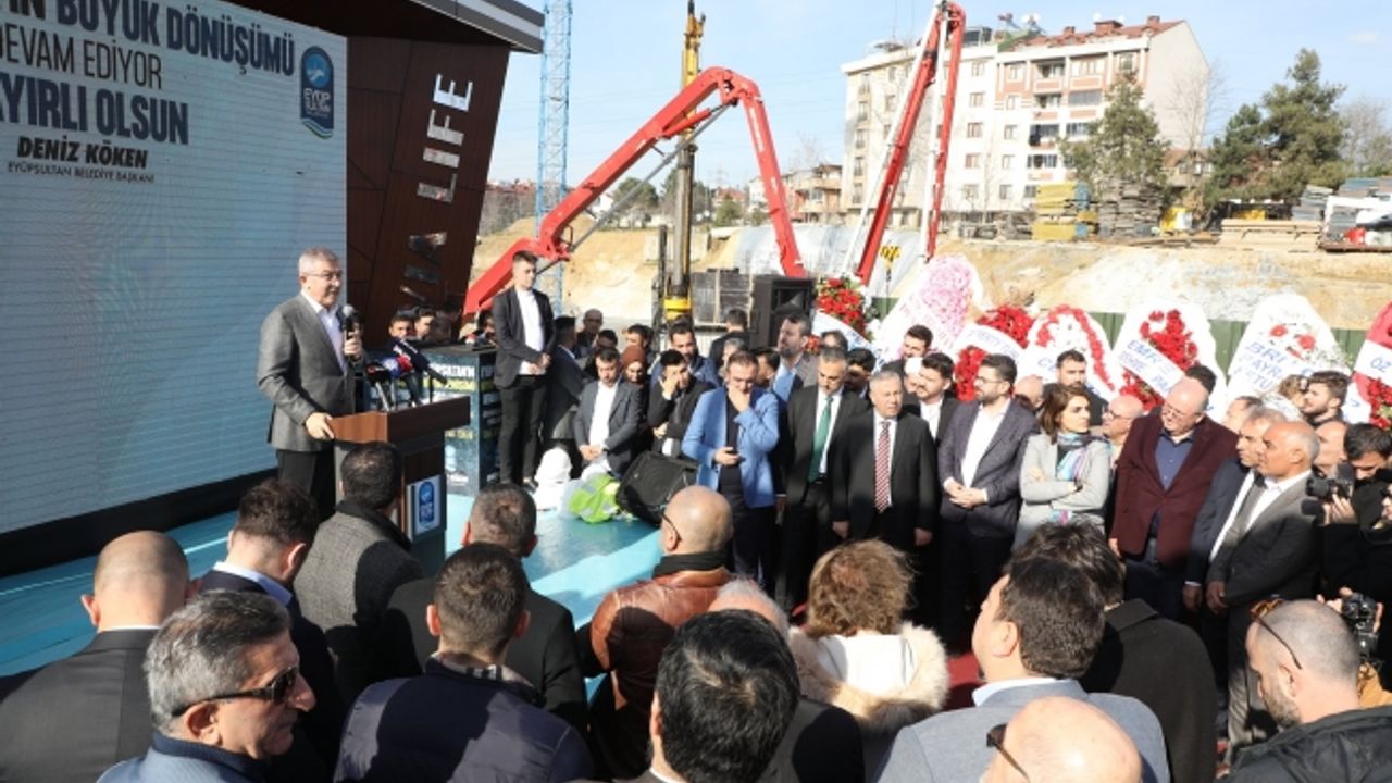 Eyüpsultan’da büyük dönüşüm devam ediyor