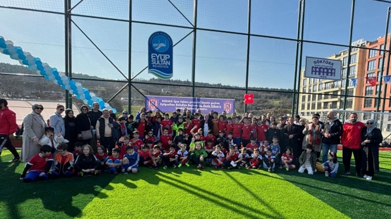 Göktürk Spor Sahası Açılışı Yapıldı. 