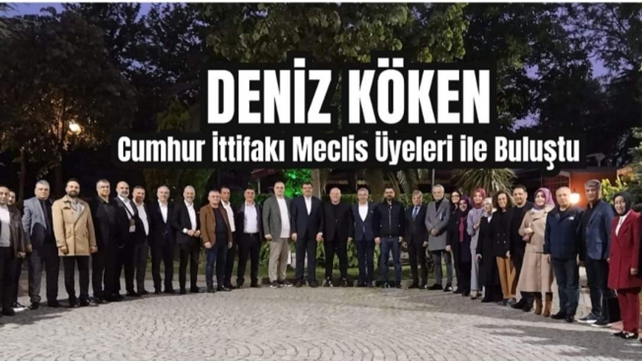 Önceki Dönem AK Parti Eyüpsultan Belediye Başkanı Deniz Köken 31 Mart seçimlerinin ardından Cumhur İttifakı Meclis Üyeleri ile yemekte bir araya geldi.