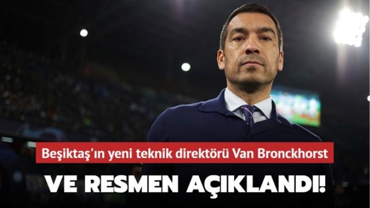 Beşiktaş'ın yeni teknik direktörü Giovanni van Bronckhorst bugün İstanbul'a geliyor