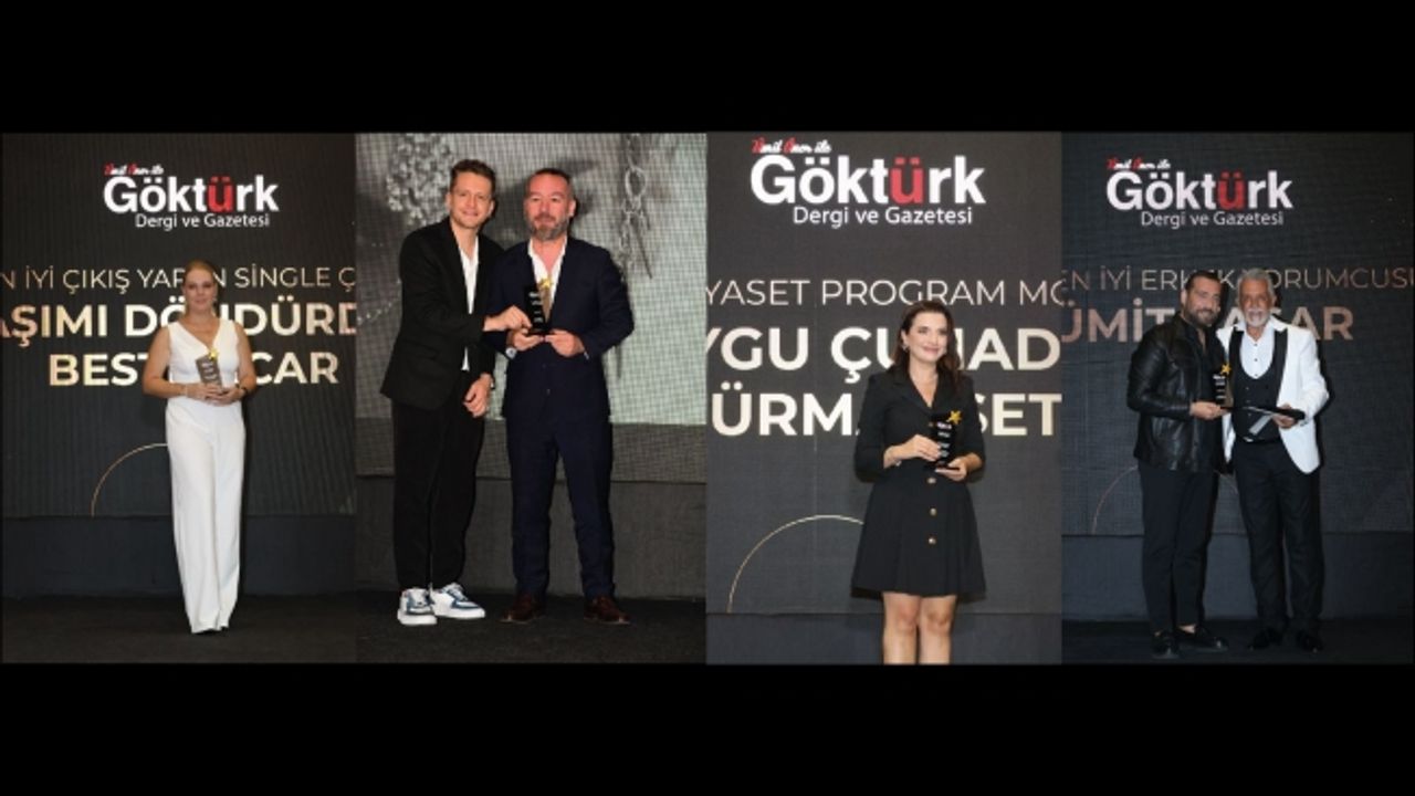 Göktürk Dergisi 6. Yılın En'leri Ödül Töreninde Sahiplerini Buldu.