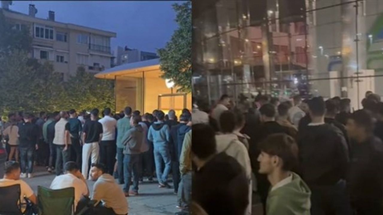 İstanbul'da 120 bin TL'lik telefon için, geceden kuyruğa girdiler
