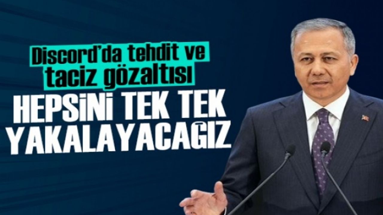 Bakan Yerlikaya duyurdu! Discord ve Telegram'daki iki çocuğun ifadeleri alınacak