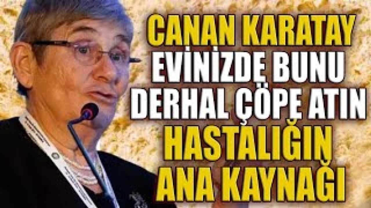 CANAN KARATAY EVİNE DAHİ SOKMUYOR! Meğer tam bir mikrop yuvasıymış! '500 milyon bakteri barındırabiliyor'