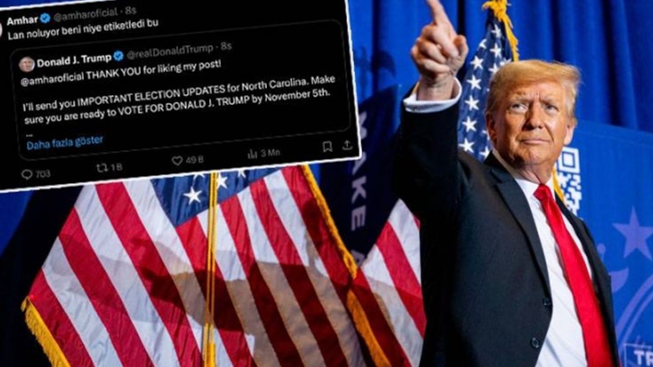 Trump Twitter'da Türk bir hesaptan yanlışlıkla oy istedi