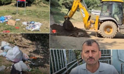 Muhtar, Baraj yolunu araçlara kapattı