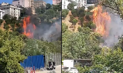 İstanbul'da korkutan yangın! Polis hortumla, vatandaş damacanayla su döktü... İşte o anlar