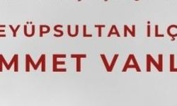 AK Parti Eyüpsultan İlçe Başkanı Muhammet Vanlıoğlu’ndan 10 Kasım Mesajı: “Atatürk’ü Saygı, Rahmet ve Minnetle Anıyoruz”