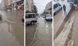 Mardin'i sağanak vurdu