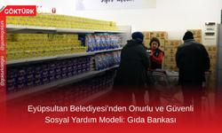 Eyüpsultan Belediyesi’nden Onurlu ve Güvenli Sosyal Yardım Modeli: Gıda Bankası