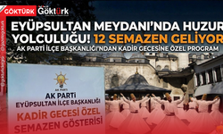 Eyüpsultan Meydanı’nda Kadir Gecesi’ne özel sema gösterisi